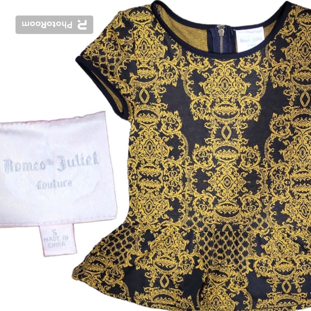 Romeo & Juliet Couture Peplum Tops - S